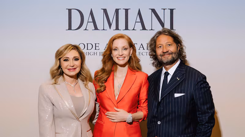 Jessica Chastain Damiani boutique opening